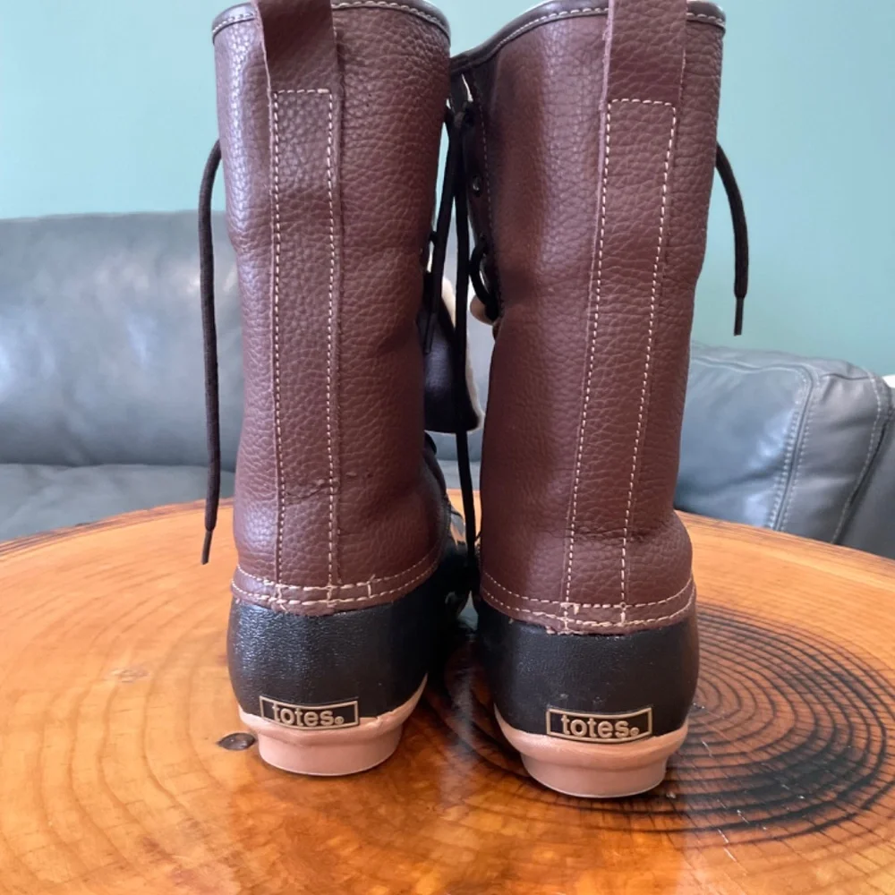 Waterproof Fleece Lined Totes Lined Duck Boots Women’s Size 7
